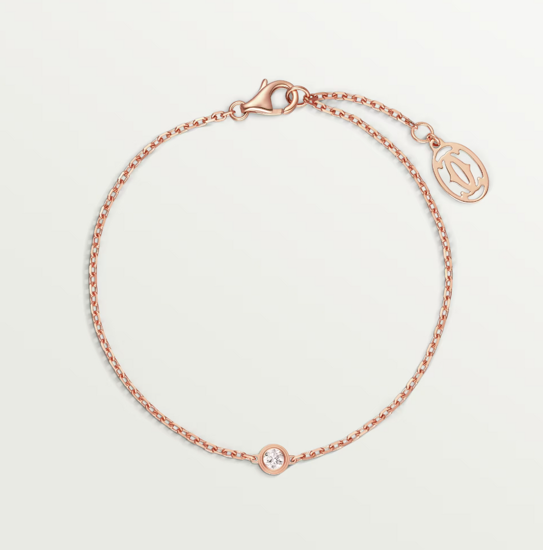 [LOXURA]DAMOUR DIAMOND LINK BRACELET