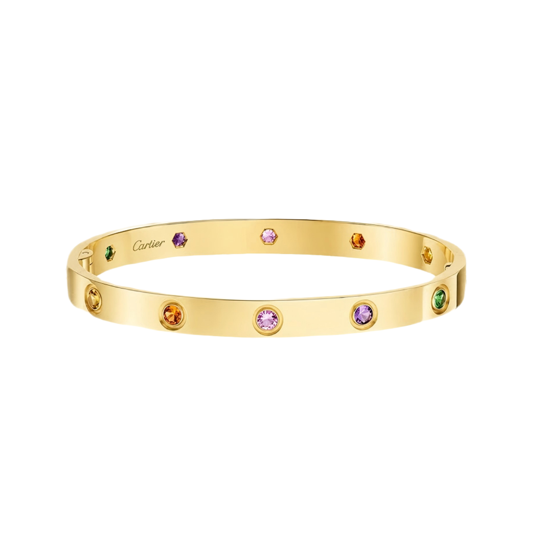 [LOXURA]2026 RAINBOW LOVE BRACELET 6.1MM  10 DIAMONDS