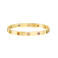 [LOXURA]2026 RAINBOW LOVE BRACELET 6.1MM  10 DIAMONDS