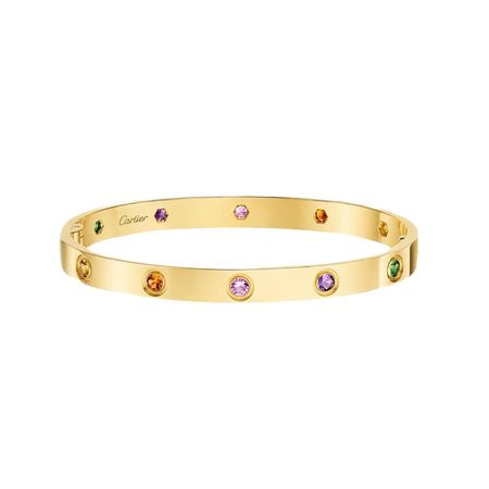 [LOXURA]2026 RAINBOW LOVE BRACELET 6.1MM  10 DIAMONDS