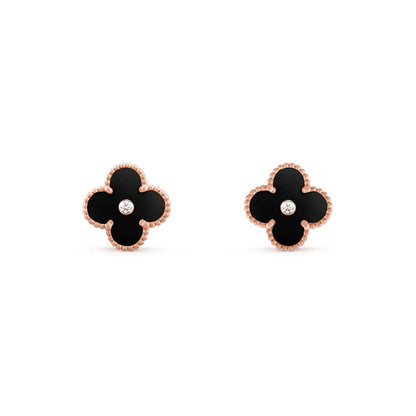 [LOXURA]CLOVER  15MM DIAMOND EARRINGS COLLECTION