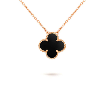 [LOXURA]CLOVER 15MM SINGLE FLOWER NECKLACE COLLECTION