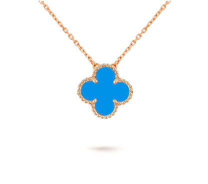 [LOXURA]CLOVER 15MM SINGLE FLOWER NECKLACE COLLECTION