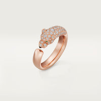 [LOXURA]PANTHERE HALF DIAMOND SMALL RING