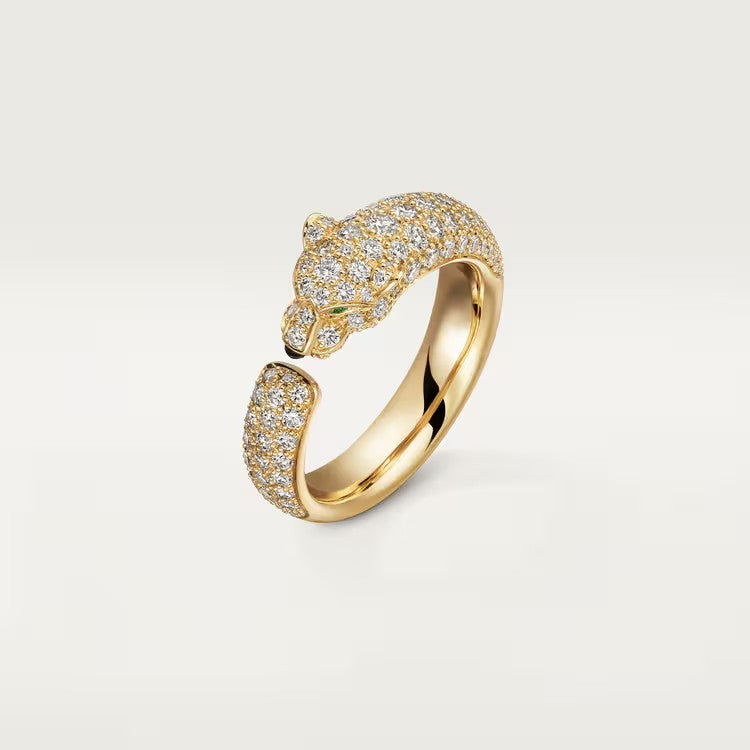 [LOXURA]PANTHERE FULL DIAMOND SMALL RING
