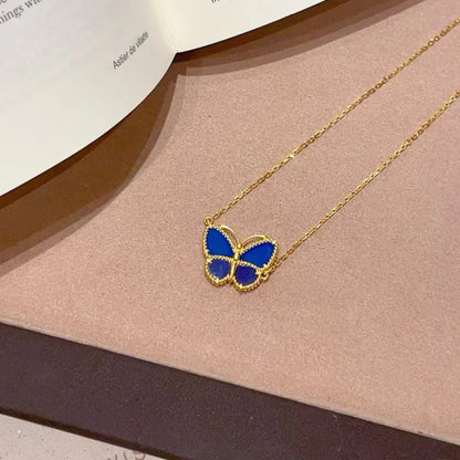 [LOXURA] 2026 NEW LUCKY BUTTERFLY 1 MOTIFS NECKLACE