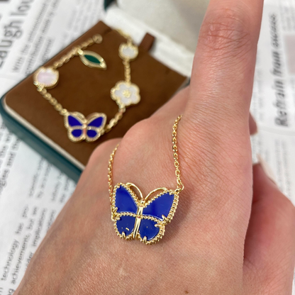 [LOXURA] 2026 NEW LUCKY BUTTERFLY 1 MOTIFS NECKLACE
