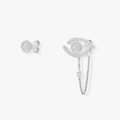 [LOXURA]Lucky Eye Diamond Earrings
