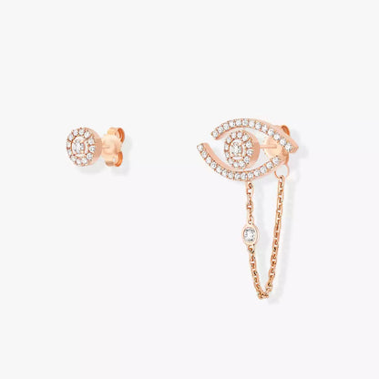 [LOXURA]Lucky Eye Diamond Earrings