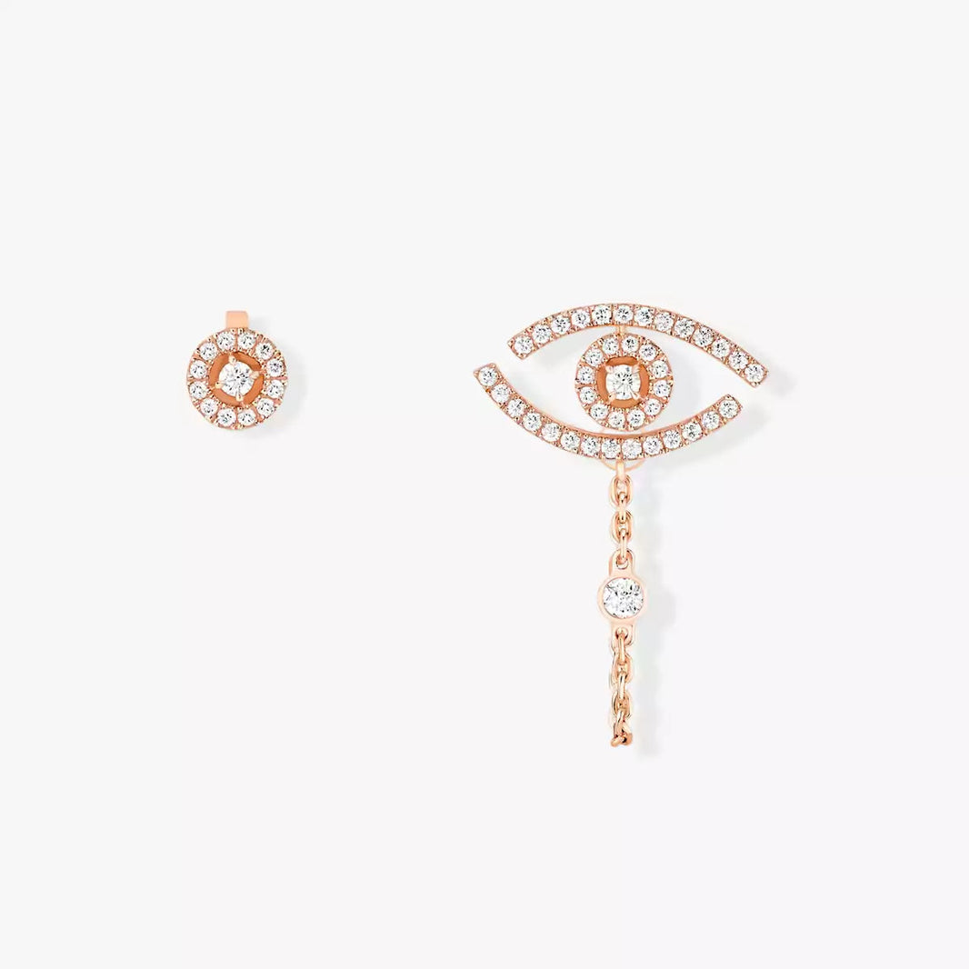 [LOXURA]Lucky Eye Diamond Earrings
