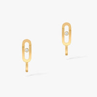 [LOXURA]CREOLES MOVE UNO MINI 1 DIAMOND EARRINGS