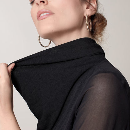 [LOXURA]CLASH HOOP LARGE EARRINGS