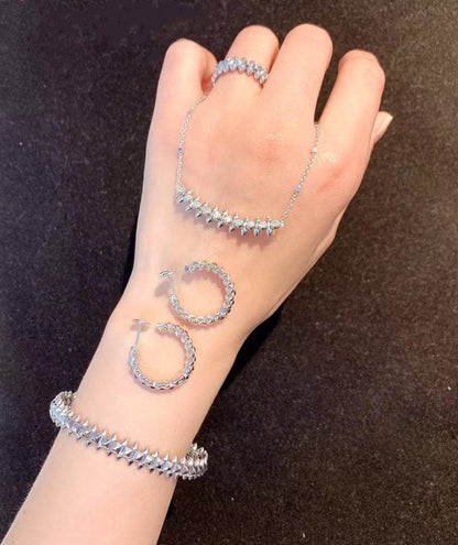 [LOXURA]CLASH SILVER BRACELET