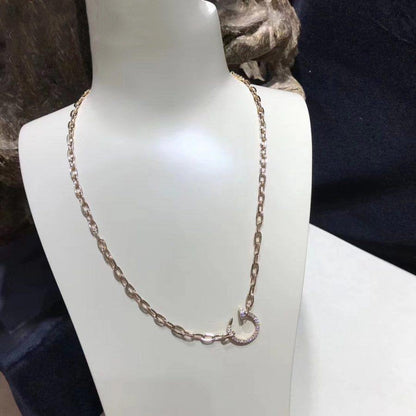 [LOXURA]JUSTE NECKLACE FULL DIAMONDS