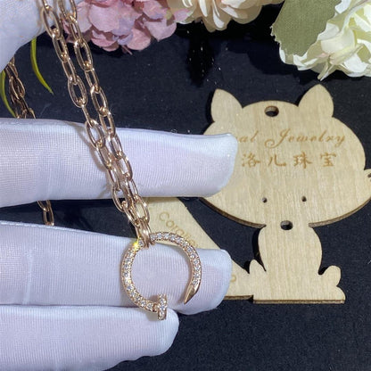 [LOXURA]JUSTE NECKLACE FULL DIAMONDS