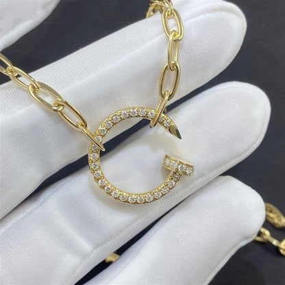 [LOXURA]JUSTE NECKLACE FULL DIAMONDS