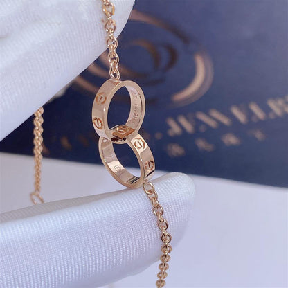 [LOXURA]LOVE BRACELET DOUBLE RING