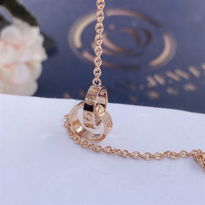 [LOXURA]LOVE BRACELET DOUBLE RING