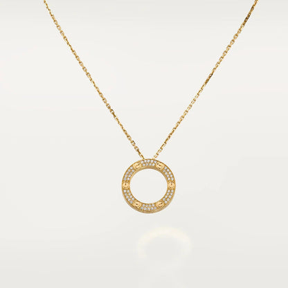 [LOXURA]LOVE NECKLACE ADJUSTABLE ROSE GOLD