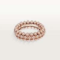 [LOXURA]CLASH 6.4MM SMALL FULL DIAMOND RING