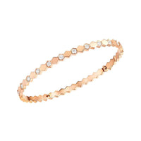 [LOXURA]BEE LOVE PINK GOLD DIAMOND BRACELET