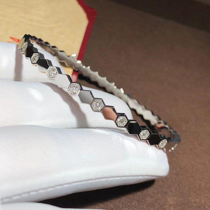 [LOXURA]BEE LOVE SILVER DIAMOND BRACELET