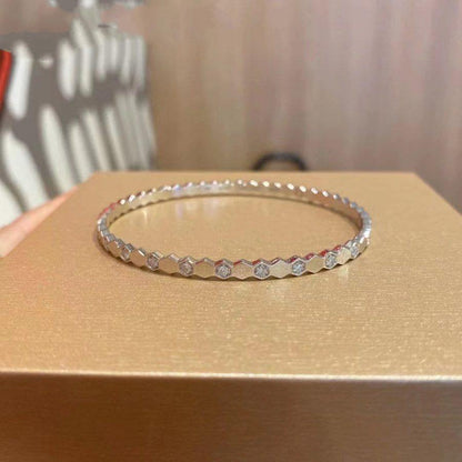 [LOXURA]BEE LOVE SILVER DIAMOND BRACELET