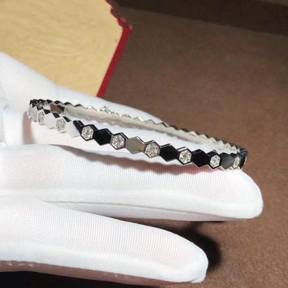 [LOXURA]BEE LOVE SILVER DIAMOND BRACELET