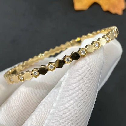 [LOXURA]BEE LOVE GOLD DIAMOND BRACELET