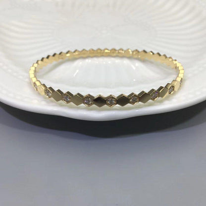 [LOXURA]BEE LOVE GOLD DIAMOND BRACELET