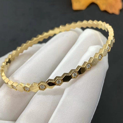 [LOXURA]BEE LOVE GOLD DIAMOND BRACELET