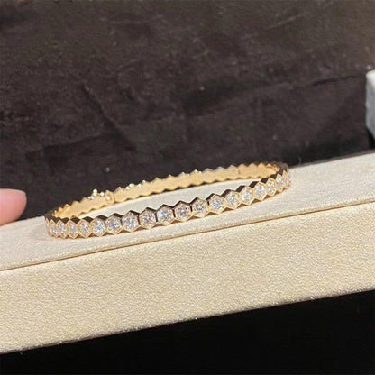 [LOXURA]BEE LOVE GOLD BRACELET FULL DIAMOND