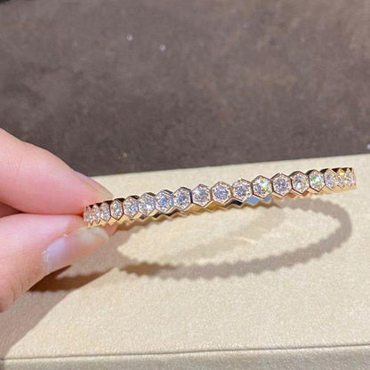 [LOXURA]BEE LOVE GOLD BRACELET FULL DIAMOND