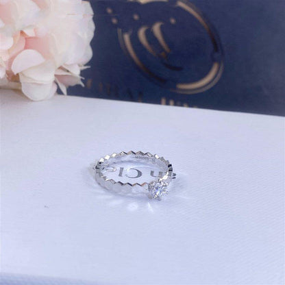 [LOXURA]BEE LOVE RING SILVER 1 DIAMOND