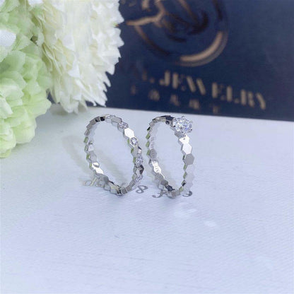 [LOXURA]BEE LOVE RING SILVER 1 DIAMOND