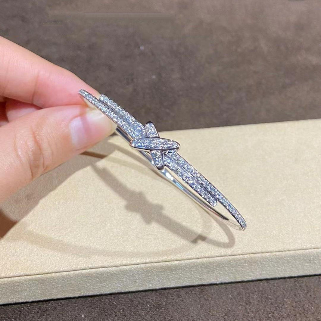 [LOXURA]JEUX DE BRACELET DIAMONDS SILVER