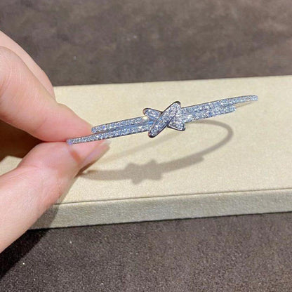 [LOXURA]JEUX DE BRACELET DIAMONDS SILVER