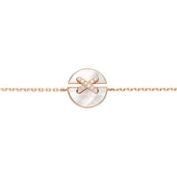[LOXURA]JEUX DE BRACELET MOP PINK GOLD DIAMONDS
