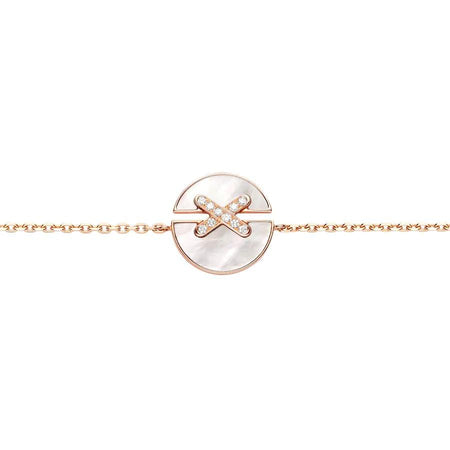[LOXURA]JEUX DE BRACELET MOP PINK GOLD DIAMONDS