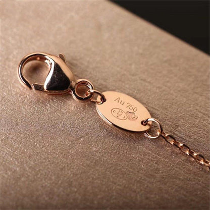 [LOXURA]Hollow Design Four-Leaf Clover Flower Shape Ring