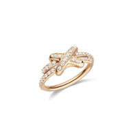 [LOXURA]JEUX DE RING PINK GOLD DIAMOND
