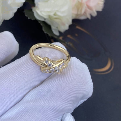 [LOXURA]JEUX DE GOLD DIAMOND RING