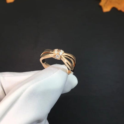 [LOXURA]LIENS RING PINK GOLD DIAMOND
