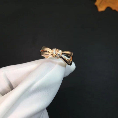 [LOXURA]LIENS RING PINK GOLD DIAMOND