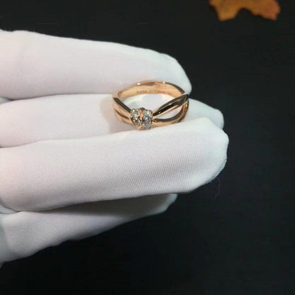 [LOXURA]LIENS RING PINK GOLD DIAMOND