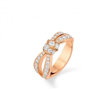 [LOXURA]LIENS PINK GOLD DIAMOND RING