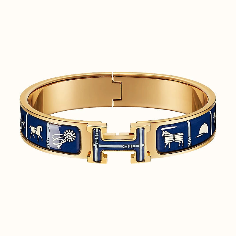 [LOXURA]H COUVERTURES DARK BLUE BRACELET