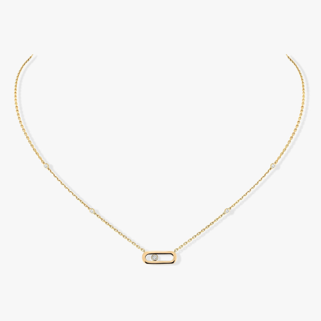 [LOXURA]MOVE UNO DIAMOND NECKLACE