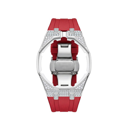 Royal Oak Pop Exclusive Steel Case With Diamond(Moissanite) & Silicone Strap
