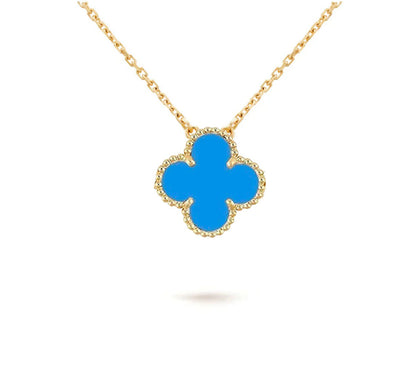 [LOXURA]CLOVER 15MM SINGLE FLOWER NECKLACE COLLECTION